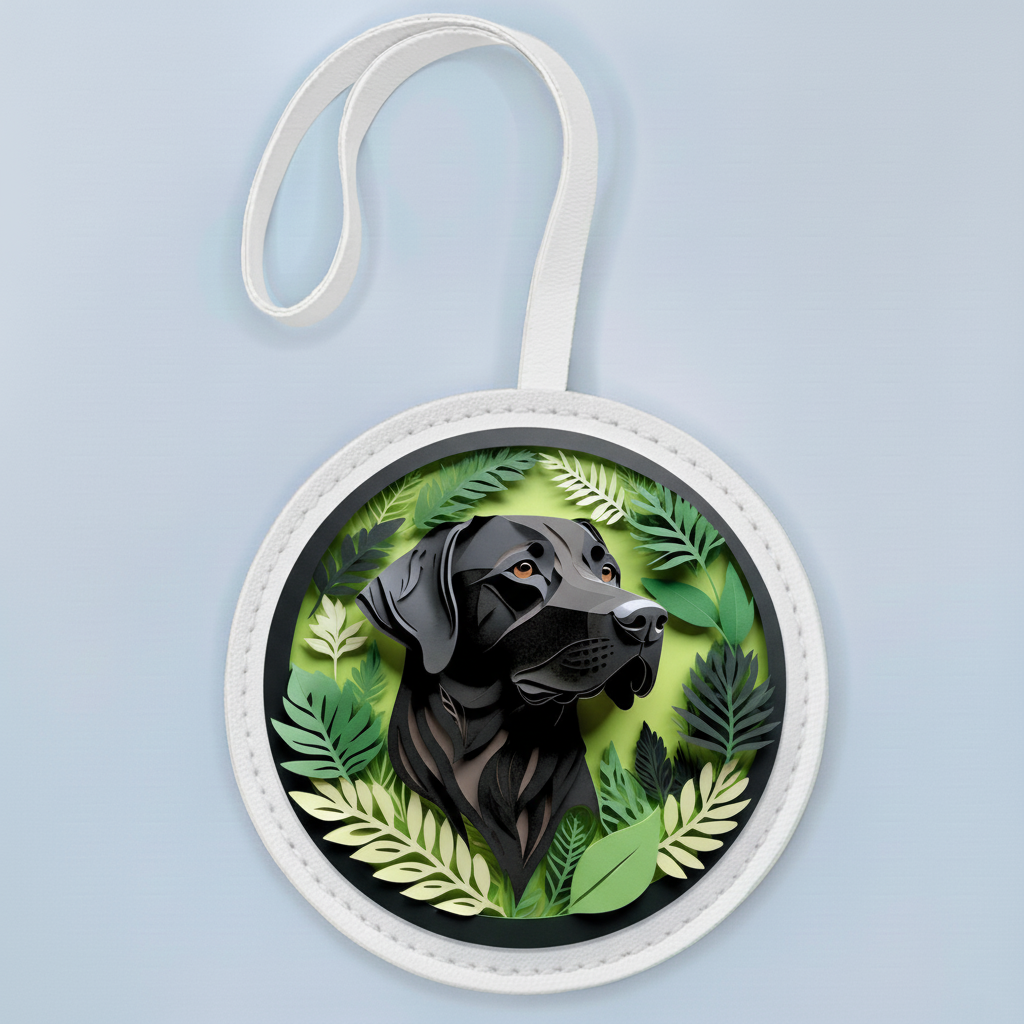 Black Labrador Bag Charm – Handmade Dog Lover Gift for Labrador Owners