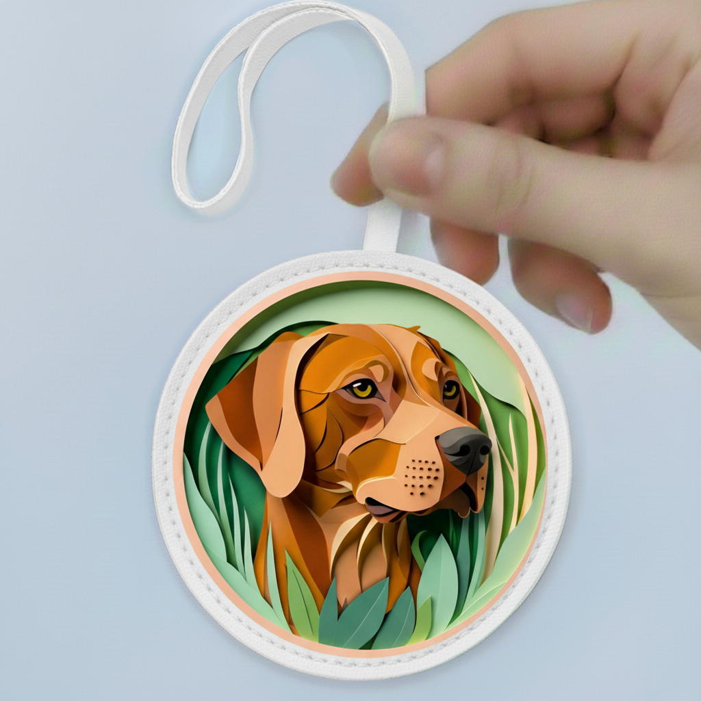 Hungarian Pointer Leather Bag Charm – Unique Dog Lover Handbag Accessory